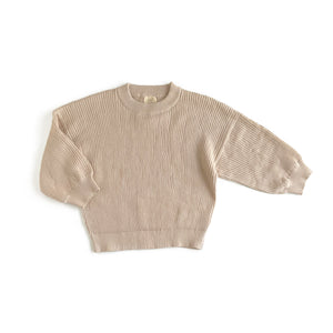 Vanilla Boxy Knit Sweater